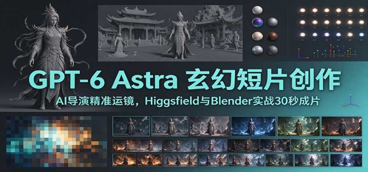 GPT-6 Astra ���ö�Ƭ������AI���ݾ�׼�˾���Higgsfield��Blenderʵս30��